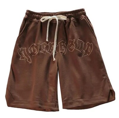 Soft ShortsCasual Jogging Sport Short Pants Summer Male Running Loose Shorts Vintage Short Trousers Streetwear - image3